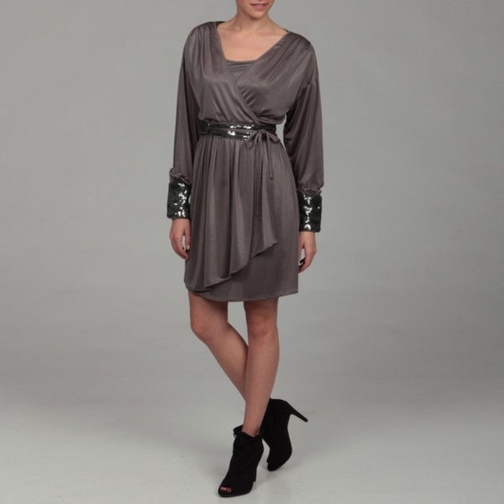 MISS SIXTY SEQUIN SEQUIN STRETCH DRESS NWT SIZE 8